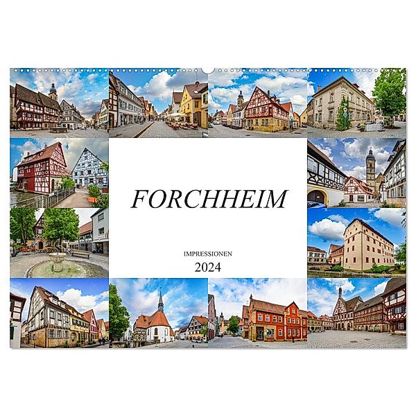 Forchheim Impressionen (Wandkalender 2024 DIN A2 quer), CALVENDO Monatskalender, Dirk Meutzner