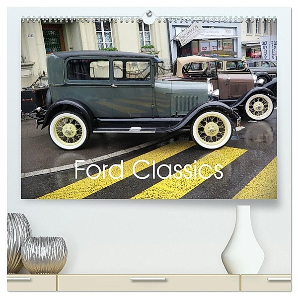 Ford Classics (hochwertiger Premium Wandkalender 2025 DIN A2 quer), Kunstdruck in Hochglanz, Calvendo, Arie Wubben