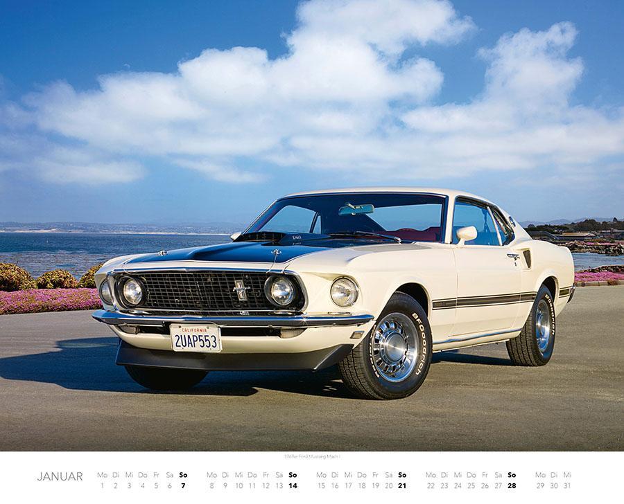 Mustang Kalender 2025 Calendar - Elyn Paulette