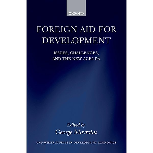 Foreign Aid for Development / WIDER Studies in Development Economics