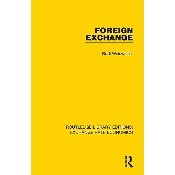 Foreign Exchange, Rudi Weisweiller