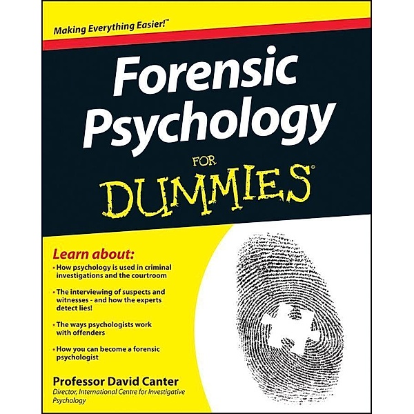 Forensic Psychology For Dummies, David Canter