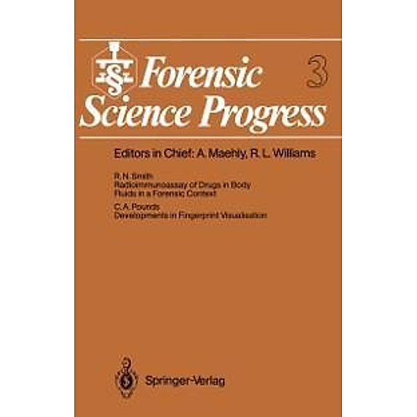 Forensic Science Progress / Forensic Science Progress Bd.3