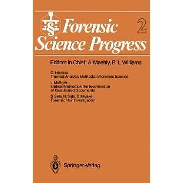 Forensic Science Progress / Forensic Science Progress Bd.2