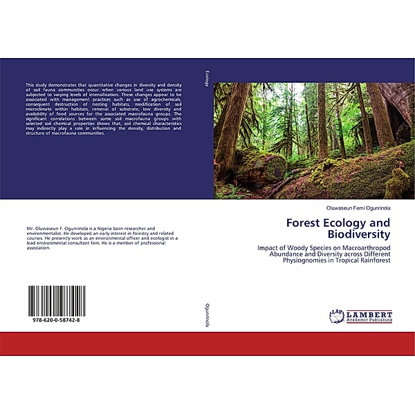 Forest Ecology and Biodiversity, Oluwaseun Femi Ogunrinola