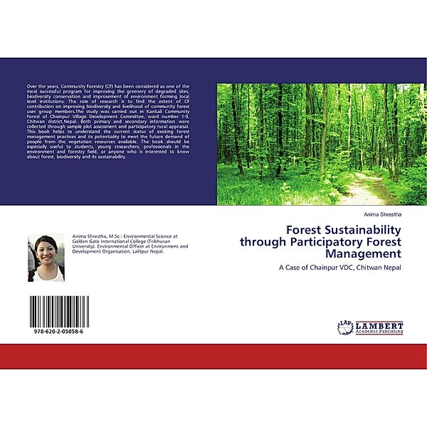 Forest Sustainability through Participatory Forest Management, Anima Shrestha