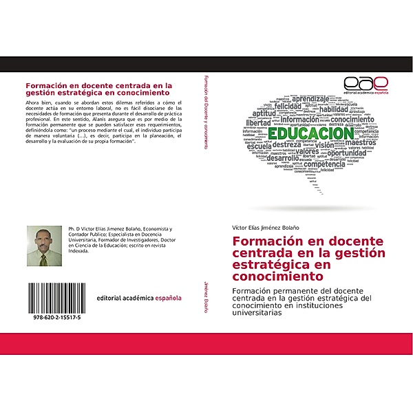 Formación en docente centrada en la gestión estratégica en conocimiento, Víctor Elías Jiménez Bolaño