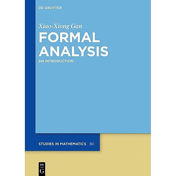 Formal Analysis, Xiao-Xiong Gan