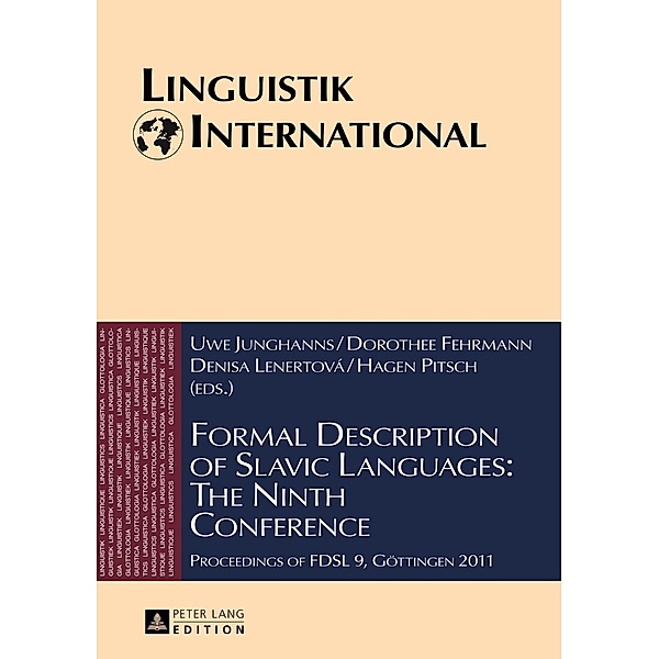 Formal Description of Slavic Languages: The Ninth Conference