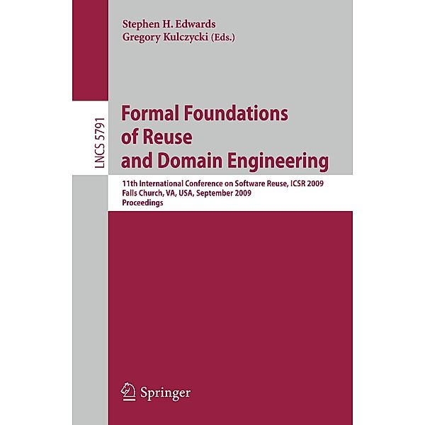 Formal Foundations of Reuse and Domain Engineering