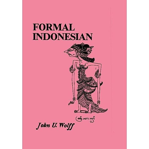 Formal Indonesian, John U. Wolff