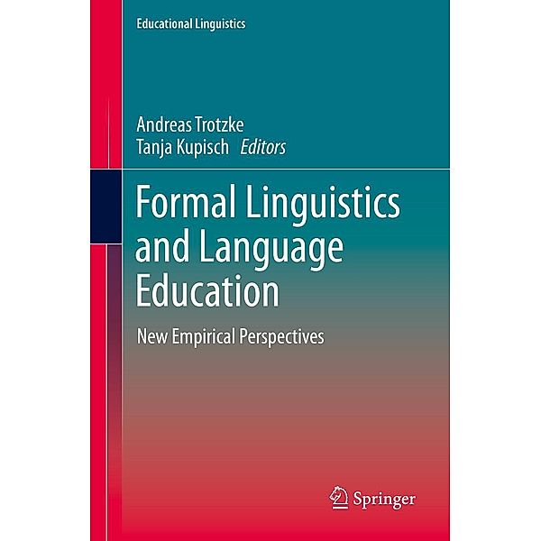 Formal Linguistics and Language Education / Educational Linguistics Bd.43