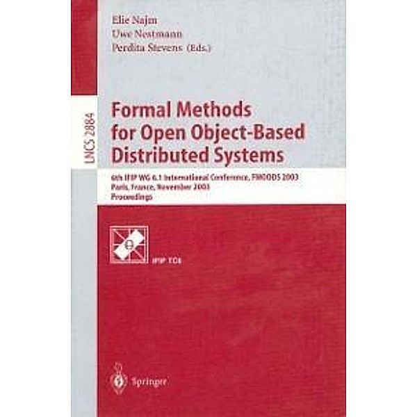 Formal Methods for Open Object-Based Distributed Systems / Lecture Notes in Computer Science Bd.2884