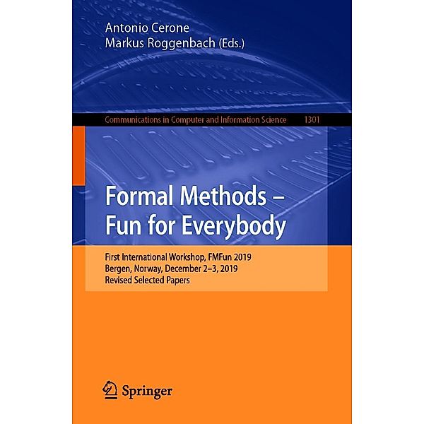 Formal Methods - Fun for Everybody / Communications in Computer and Information Science Bd.1301