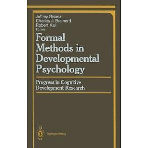 Formal Methods in Developmental Psychology / Springer Series in Cognitive Development