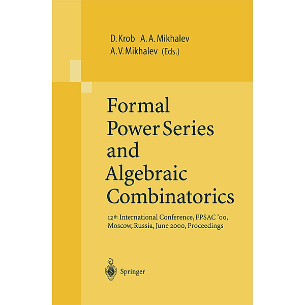 Formal Power Series and Algebraic Combinatorics