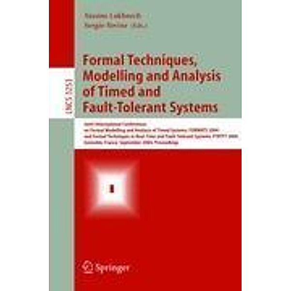 Formal Techniques, Modelling and Analysis of Timed and Fault-Tolerant Systems