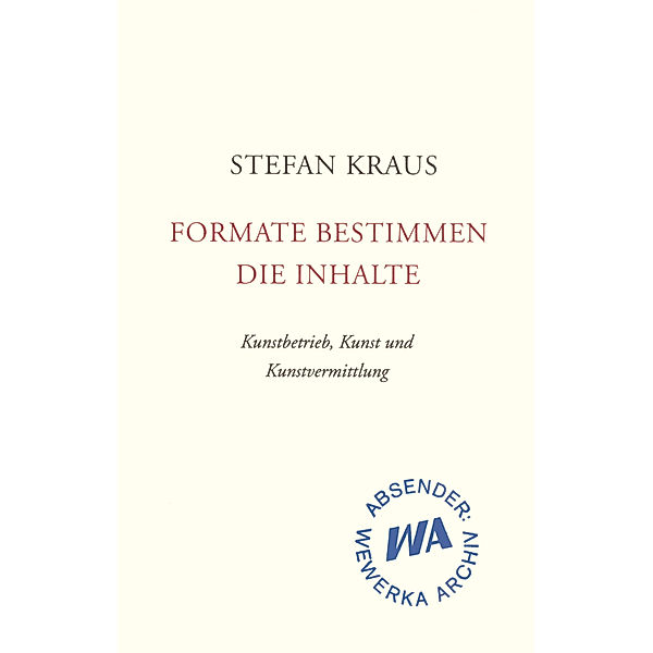 Formate bestimmen die Inhalte, Stefan Kraus