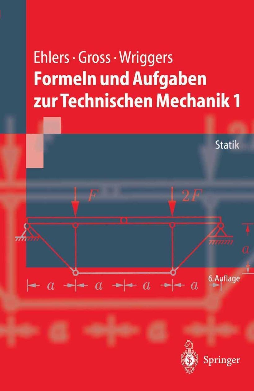 Formeln und Aufgaben zur Technischen Mechanik 1 Springer eBook v. Dietmar  Gross u. weitere | Weltbild