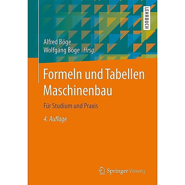 Formeln und Tabellen Maschinenbau / Springer Vieweg