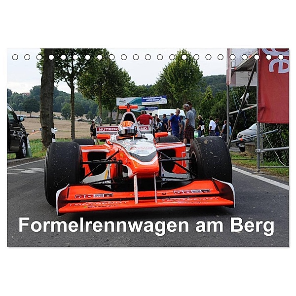 Formelrennwagen am Berg (Tischkalender 2024 DIN A5 quer), CALVENDO Monatskalender, Andreas von Sannowitz