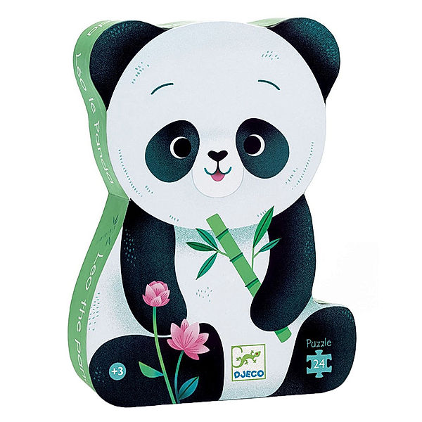 Djeco Formen-Puzzle LEO DER PANDA 24-teilig