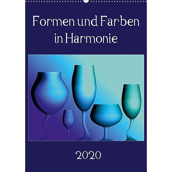 Formen und Farben in Harmonie (Wandkalender 2020 DIN A2 hoch), Maria A.Magri