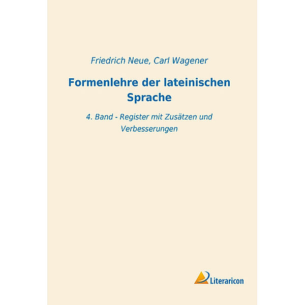 Formenlehre der lateinischen Sprache