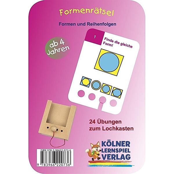 Kölner Lernspielverlag Formenrätsel (Kinderspiel)