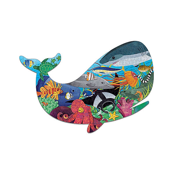 Mudpuppy Formpuzzle SHAPED PUZZLE – OCEAN LIFE 300-teilig