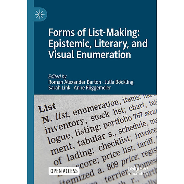 Forms of List-Making: Epistemic, Literary, and Visual Enumeration