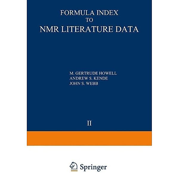 Formula Index to NMR Literature Data, M. G. Howell