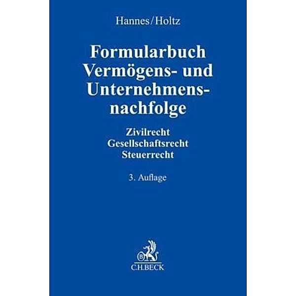 Formularbuch Vermögens- und Unternehmensnachfolge, m. 1 Buch, m. 1 Online-Zugang