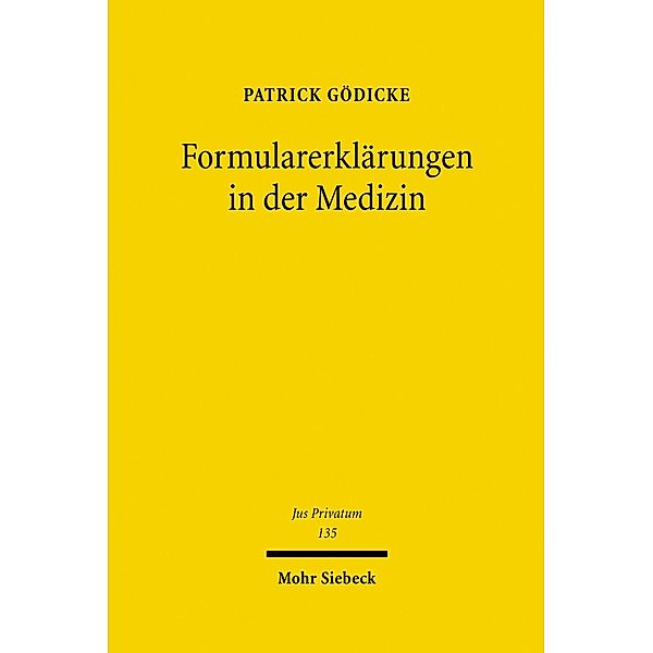 Formularerklärungen in der Medizin, Patrick Gödicke