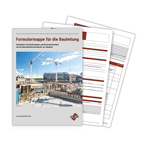 Formularmappe für die Bauleitung, 2 Teile, Forum Verlag Herkert GmbH