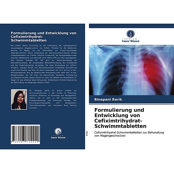 Formulierung und Entwicklung von Cefiximtrihydrat-Schwimmtabletten, Binapani Barik