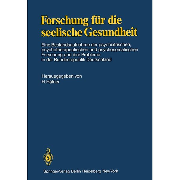 Forschung für die seelische Gesundheit