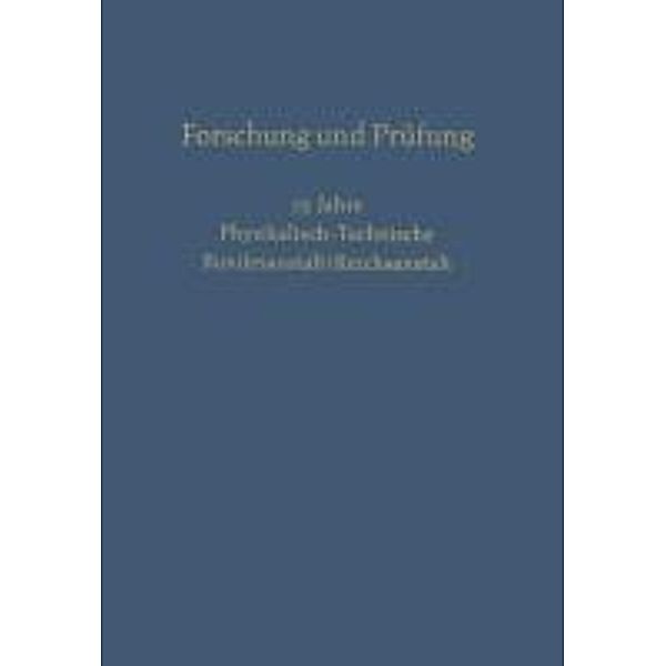 Forschung und Prüfung, H. Moser