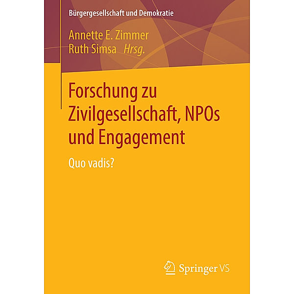 Forschung zu Zivilgesellschaft, NPOs und Engagement