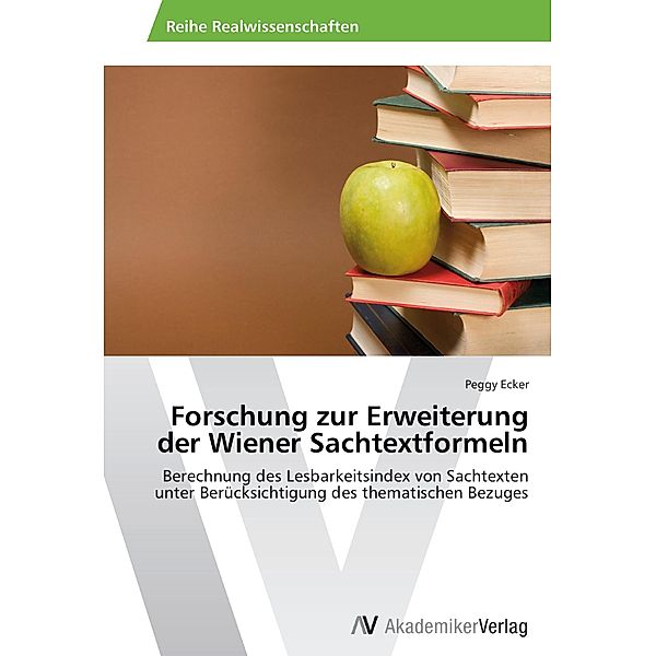 Forschung zur Erweiterung der Wiener Sachtextformeln, Peggy Ecker