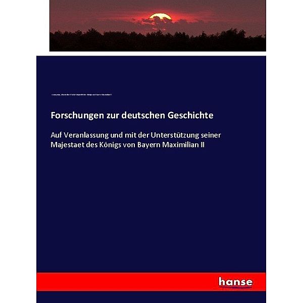 Forschungen zur deutschen Geschichte, Anonym