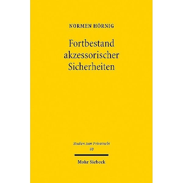 Fortbestand akzessorischer Sicherheiten, Normen Hörnig