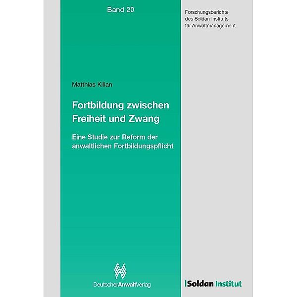 Fortbildung zwischen Freiheit und Zwang, Matthias Kilian