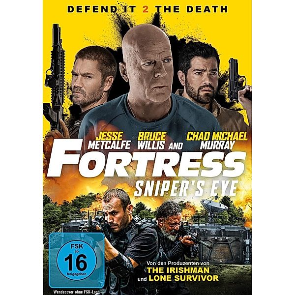 Fortress - Sniper's Eye, Bruce Willis, Jesse Metcalfe, Chad Michael Murray