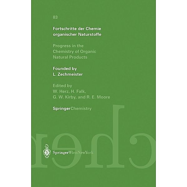 Fortschritte der Chemie organischer Naturstoffe / Fortschritte der Chemie organischer Naturstoffe Progress in the Chemistry of Organic Natural Products Bd.83, R. D. H. Murray