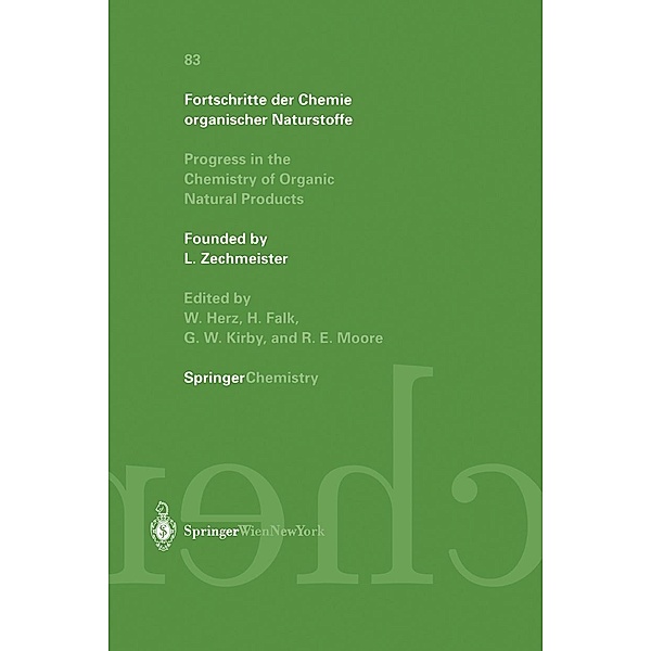 Fortschritte der Chemie organischer Naturstoffe / Fortschritte der Chemie organischer Naturstoffe Progress in the Chemistry of Organic Natural Products Bd.83, R. D. H. Murray