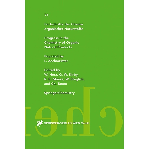 Fortschritte der Chemie organischer Naturstoffe 71, A. Andersen, S. B. Christensen, D. Deepak, G. Gäde, A. Khare, U. W. Smitt