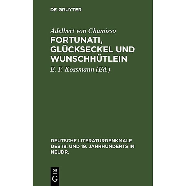 Fortunati, Glückseckel und Wunschhütlein, Adelbert von Chamisso