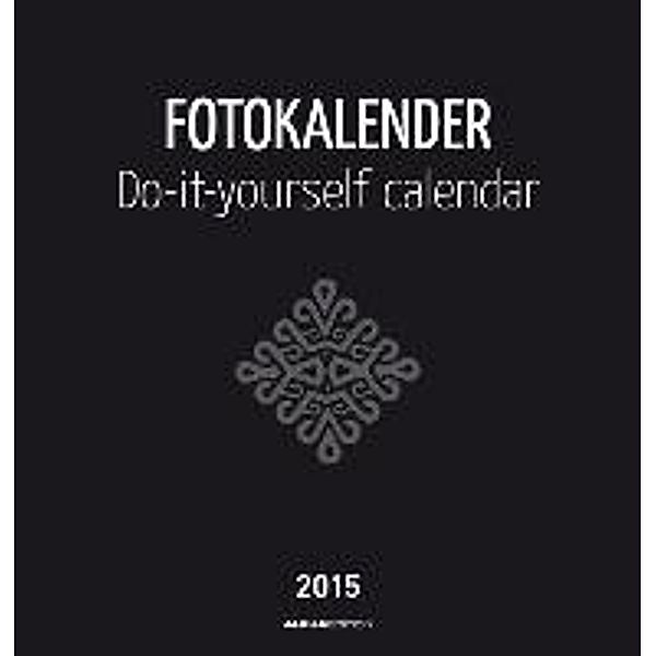 Foto-Bastelkalender 2015 schwarz datiert