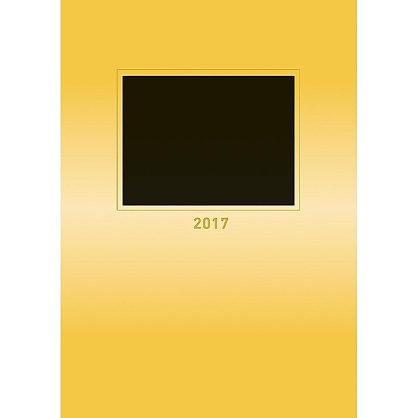 Foto-Bastelkalender 2017 gold datiert
